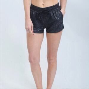 NEW Zyia Active Black Bomber Shorts Size XL